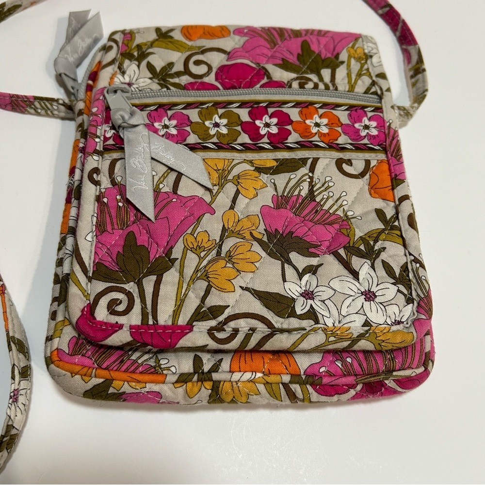 Vera Bradley Tea Garden Mini Hipster Crossbody Bag